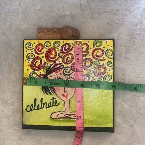 Deb Peters “Celebrate” Hand Painted Canvas! - Picture 8 of 10